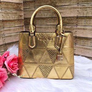 Michael Kors MD Messenger Gold NEW